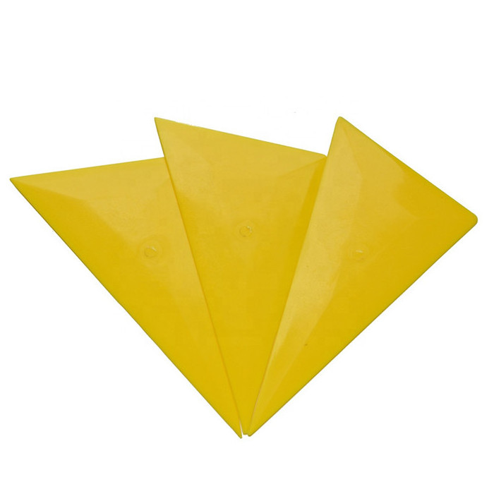 Triangular Wrap Squeegee Plastic Scraper Cleaning Ice Tools Car Home Window Installation Tools Wrap Film Car Wrap Vinyl