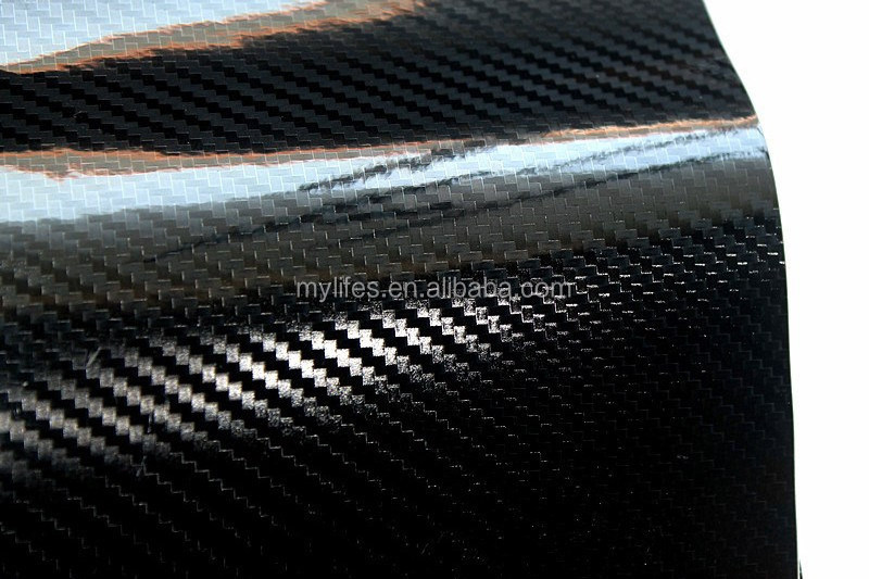 Wholesale Hot Sell Glossy Carbon Film Vinyl Wrap 5d Carbon Fiber Car Wrap Vinyl Film