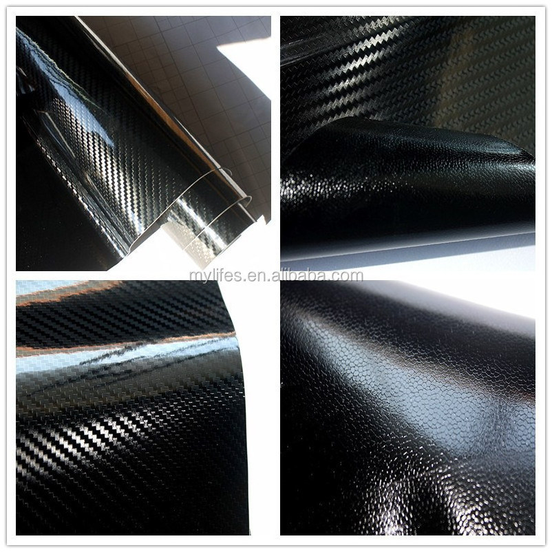 Wholesale Hot Sell Glossy Carbon Film Vinyl Wrap 5d Carbon Fiber Car Wrap Vinyl Film