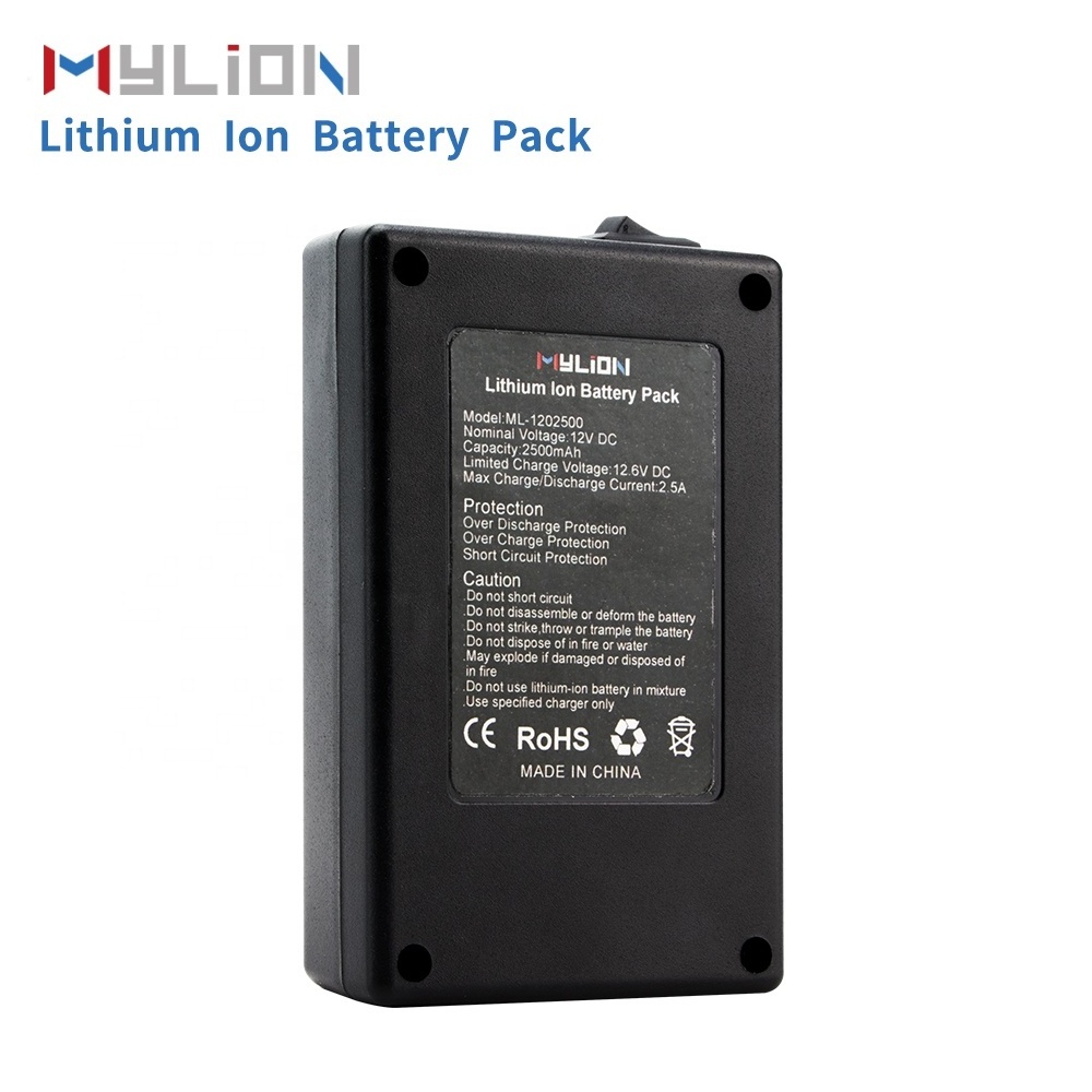 mylion mp35 12v 2500mah 5v 7500mah lithium ion battery pack small power supply