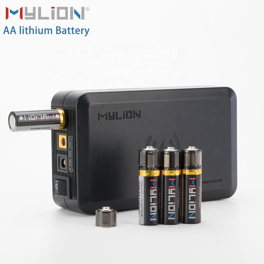 mylion aa battery  li ion 14500 usb double a rechargeable batteries 1.5v with usb charge