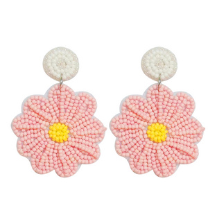 Popular Style Hand Made Embroidery Earrings Home Daily Use Good Quality Girls Women Earring for Party Wear Use