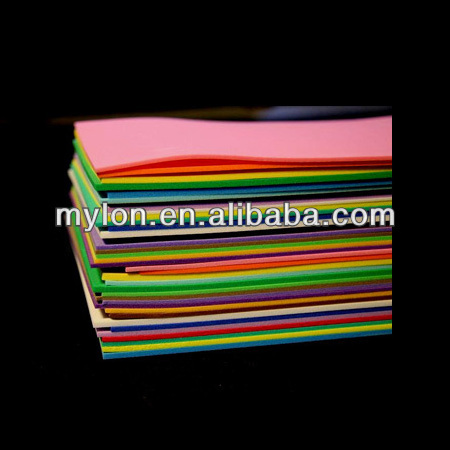 eva foam sheet/wholesale thin color glitter adhesive craft goma eva sheet