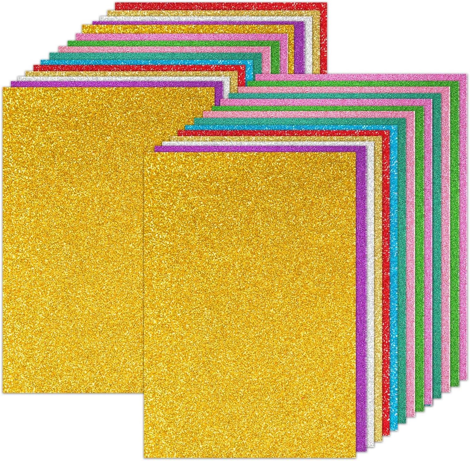 50X70cm Large Glitter EVA Foam Sheets Craft EVA foam