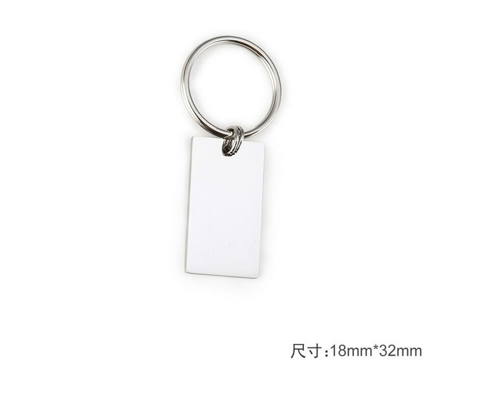 2022 Best Selling Keychain Blank Stainless Steel Keychain Multi Size Custom Laser Pointer Keychain