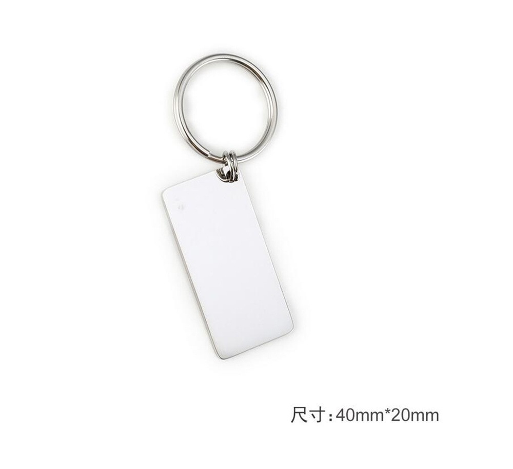 2022 Best Selling Keychain Blank Stainless Steel Keychain Multi Size Custom Laser Pointer Keychain