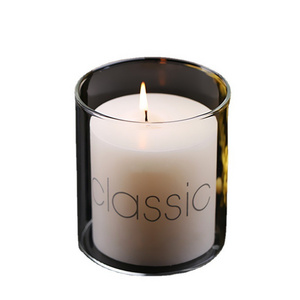 Square Glass Candle Ordinary Home Lighting Candle Hotel Fragrance Decorative Candle