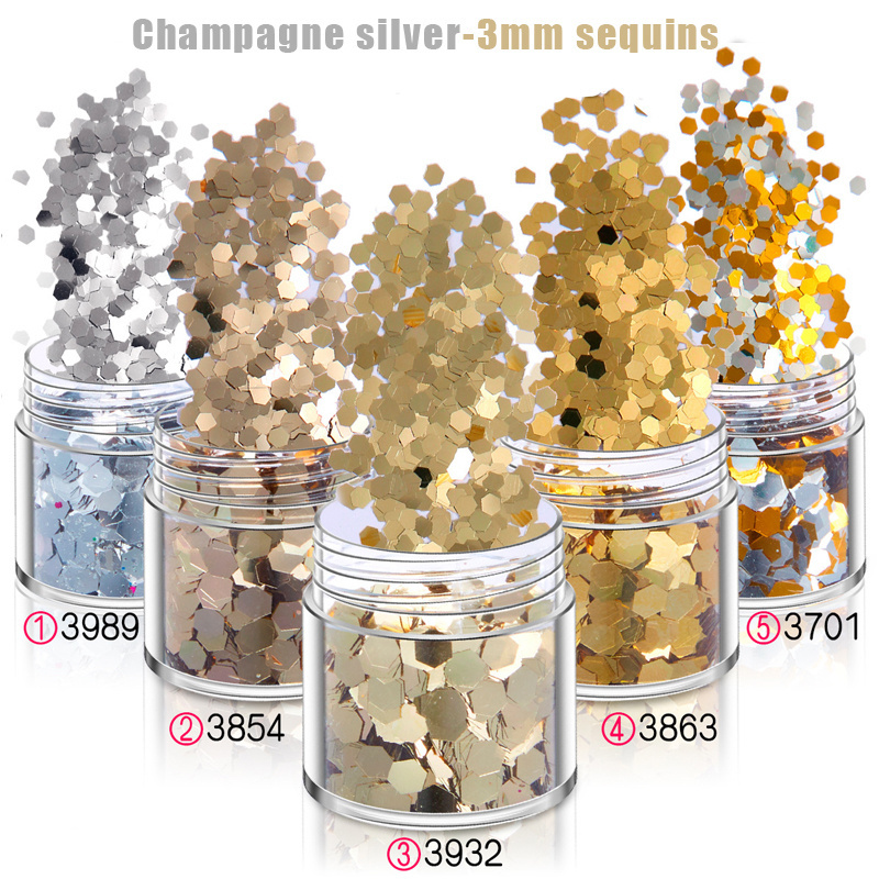 Eco-friendly Resistant Solvent Polyester Fine Extra Wholesale Glitter Chunky Mixed Glitter