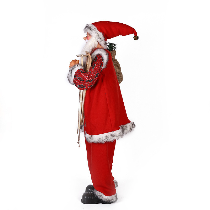 Wholesale Christmas Electric Dancing Santa Clasu 90 180cm Custom Musical Santa Claus for Home Decoration for Hotel Shipping Mall