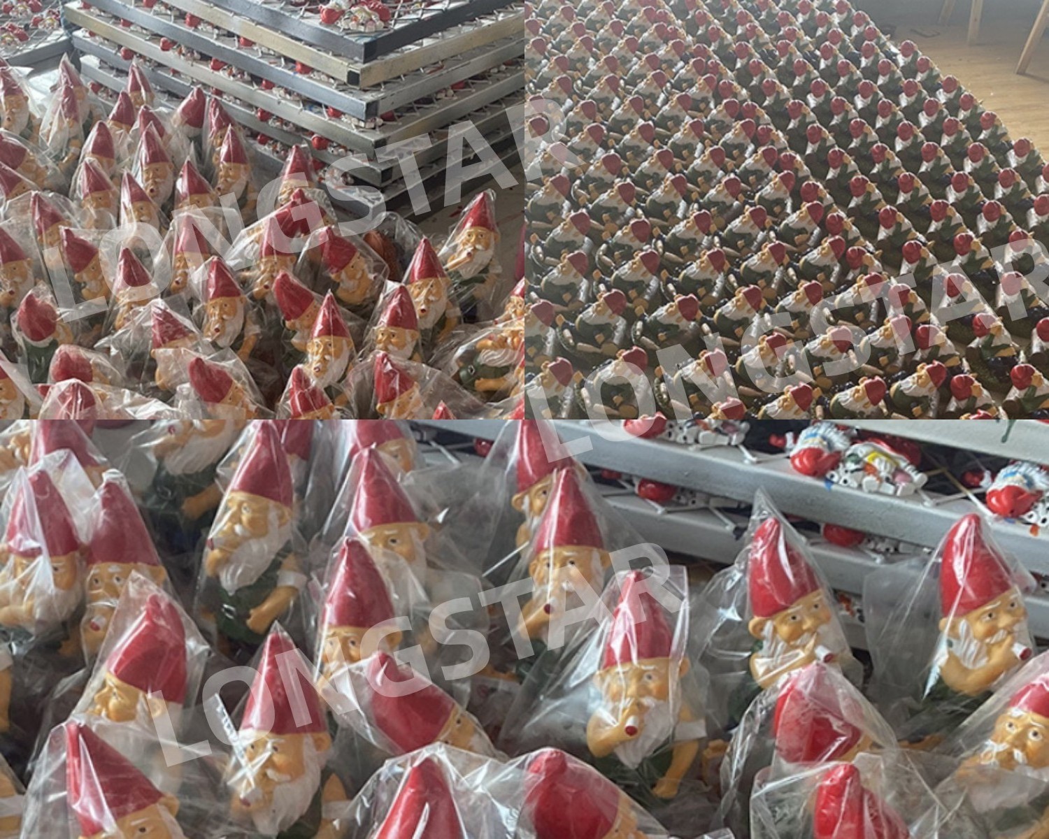 Factory Wholesale In-stock Various Resin Gnome Christmas Decorations Genis Dwarf Garden Statues Garden Gnomes Figurine for