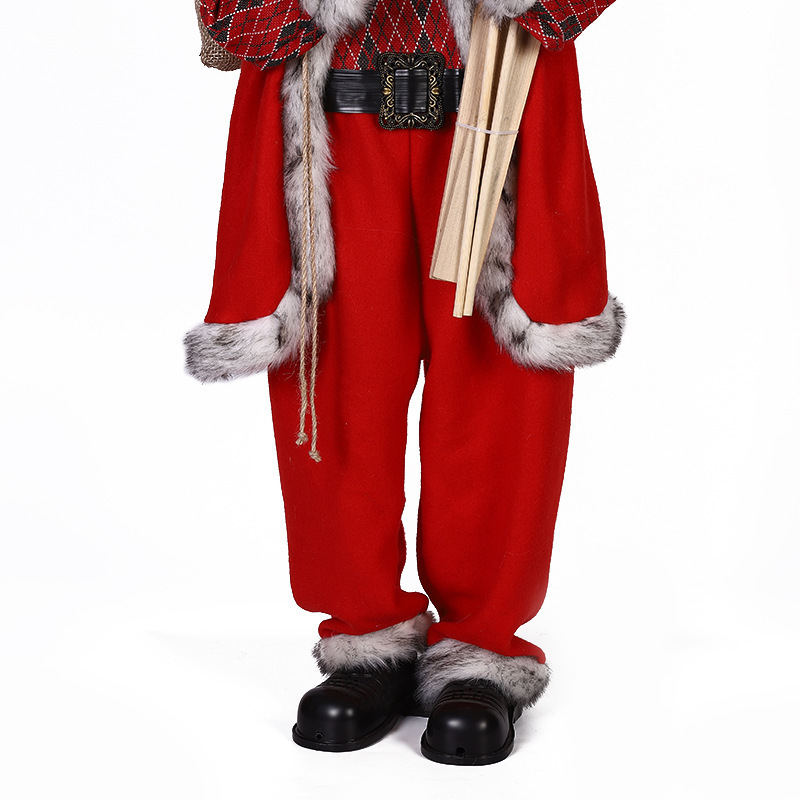 Wholesale Christmas Electric Dancing Santa Clasu 90 180cm Custom Musical Santa Claus for Home Decoration for Hotel Shipping Mall