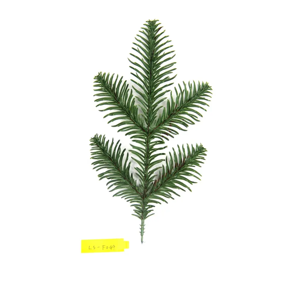 Longstar Eco-friendly 5 Tips PE Artificial Christmas Tree Branch Christmas Tree Pine Branch for Tree Making