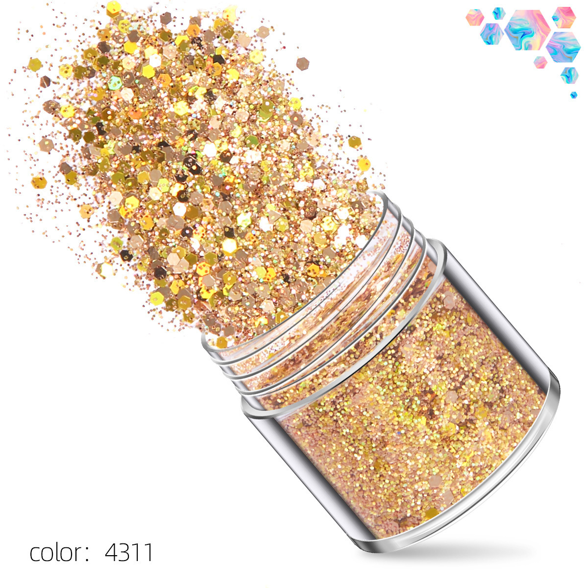 Wholesale Mixed Chunky Bulk Cosmetic Glitter Lips Custom Chunky Glitter For Nails