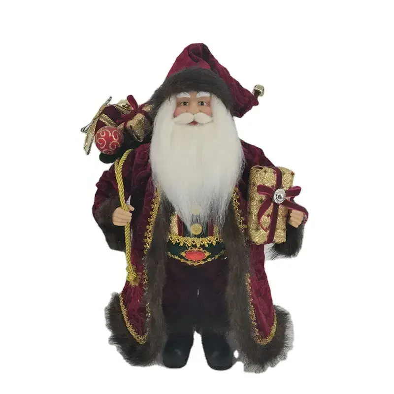 Hot Selling Santa Claus Christmas Toy Home Decoration Party Holiday Ornament Santa Christmas Gift Toy