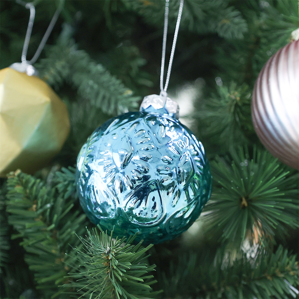 Christmas Ball Ornaments Bulk Accept OEM ODM Cheap Price Glass Christmas Logo Ball Hot Selling Multi Color Ball