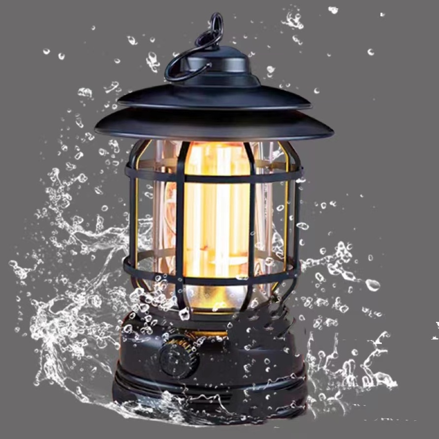 Factory Price Camping Warm LED Lights Indoor Outdoor Hanging LED Lighting Rechargeable Camping Lantern Lights