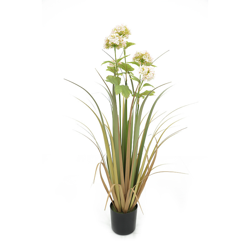 2023 Longstar New Arrival Natural Green Tall Long Grass Artificial Bonsai Tree Onion Grass from Garden Supplier