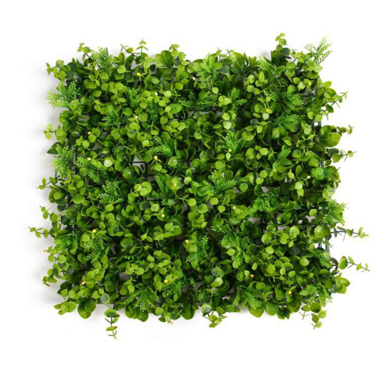 Artificial Faux Leaf Plants Wall Hanging Greenery Foliage Artificial Garden Privacy Grass Panel for Outdoor Decor