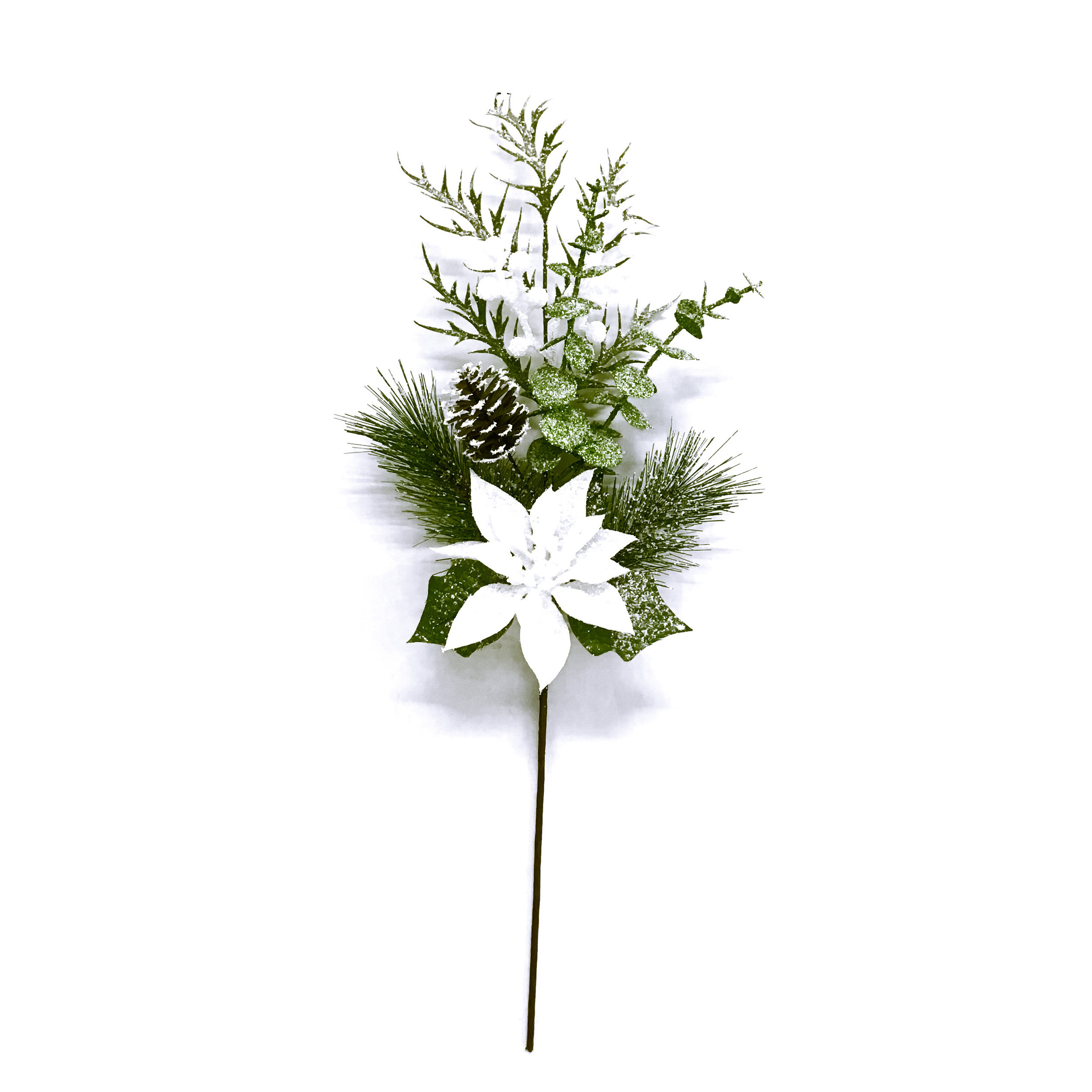 New Style Artificial Tree Branch Christmas Holiday Home Wedding Decoration Customized Flocking Christmas Tree Branch