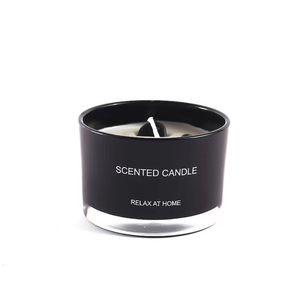 Wholesale Black Packing Luxury Candles Customized Size Scented Candle Soy Wax Birthday Gifts Small Candles