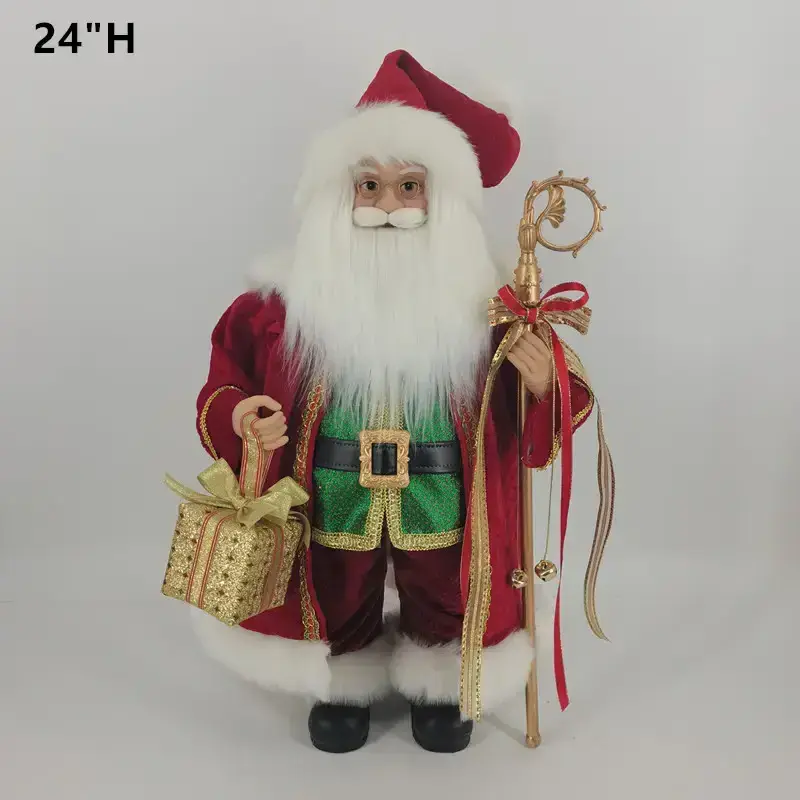 Hot Selling Santa Claus Christmas Toy Home Decoration Party Holiday Ornament Santa Christmas Gift Toy