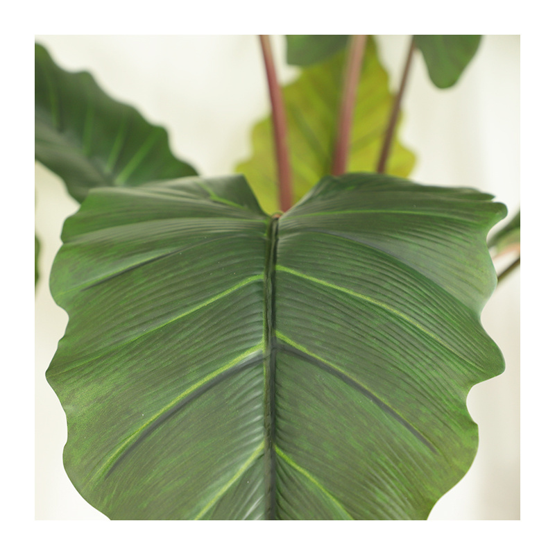 Home Garden Decorative Artificial Trees Faux Banana Bonsai Banana Leaf Plants Traveler Banana Tree