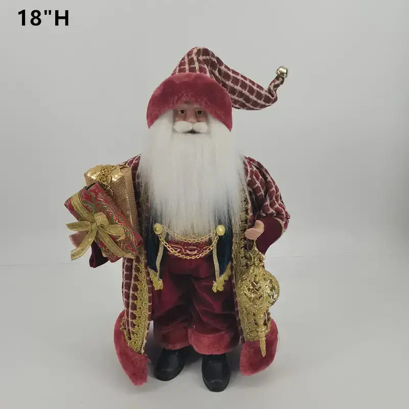 Hot Selling Santa Claus Christmas Toy Home Decoration Party Holiday Ornament Santa Christmas Gift Toy