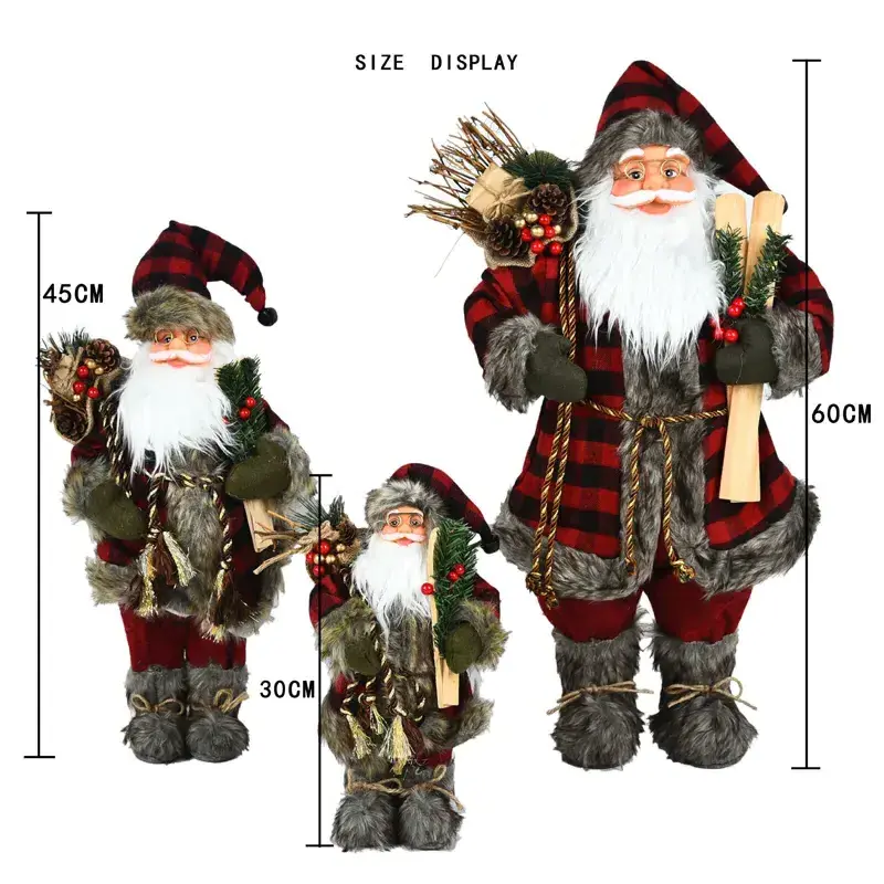 New Style Santa Claus Christmas Toy Holiday Gift Home Decoration Exquisite Christmas Doll Santa Claus Toy