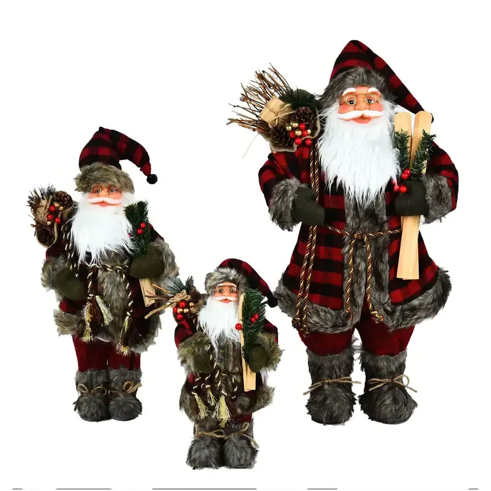 New Style Santa Claus Christmas Toy Holiday Gift Home Decoration Exquisite Christmas Doll Santa Claus Toy