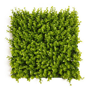 Wholesale Price Chinese Plastic Faux Garden Supplier Factory Decoration Green Hedge Boxwood Backdrop Artificial Plant Grass W