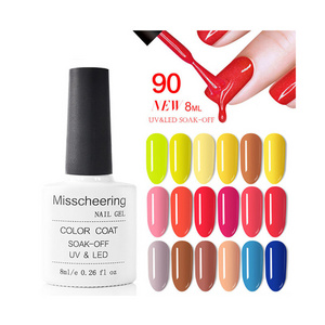 Nail Pure Color Nail Polish Glue Phototherapy QQ Glue Solid 90 Colors Nail UV Gel