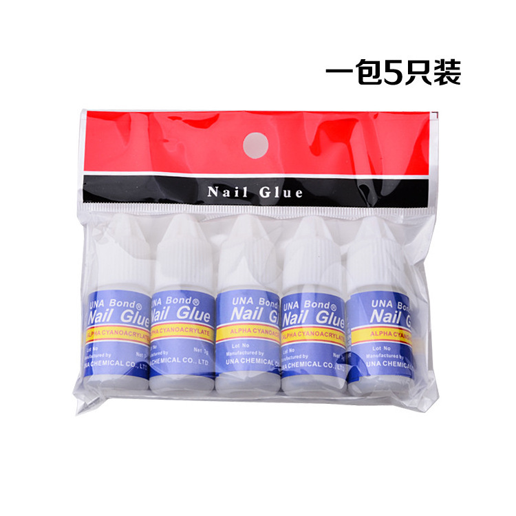 Nail supplies wholesale non-toxic waterproof nail glue 3g false nail special glue