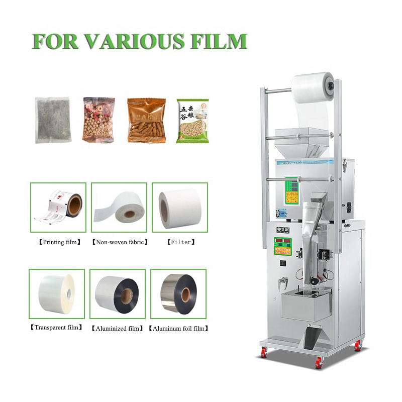 Automatic Granule Bag Coffee Powder Sugar Packing Machine Tea Bag Sealing Machines Multi-function Packaging Machine 70 SS304