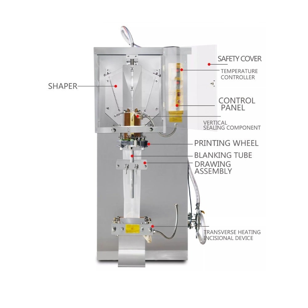 Fully automatic liquid food packaging machine gel liquid filling and packaging machine price