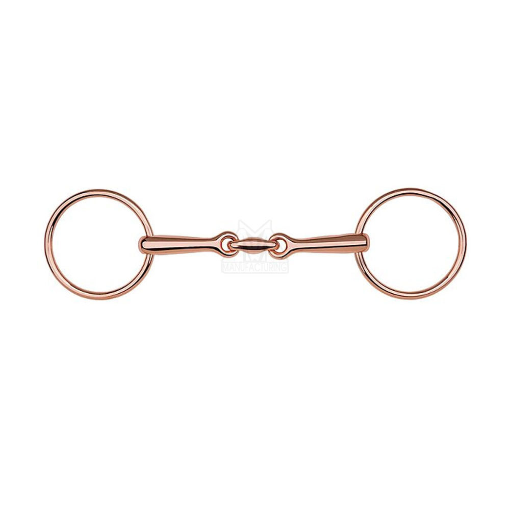 Loose Ring Soft Mouth Horse Bit Stainless Steel Horse Riding Snaffle Bits