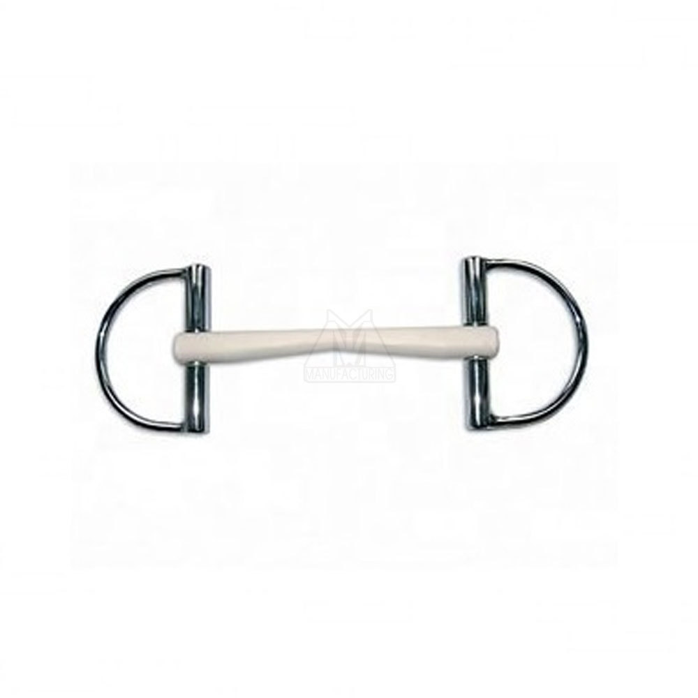 Loose Ring Soft Mouth Horse Bit Stainless Steel Horse Riding Snaffle Bits