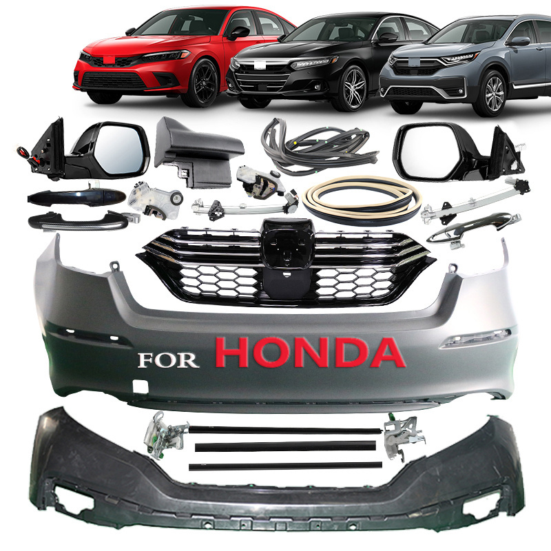 Japan Auto Body Systems Wholesale Plastic Car Front Rear Bumper For Honda Civic City Crv Accord Fit HRV Spare Parts