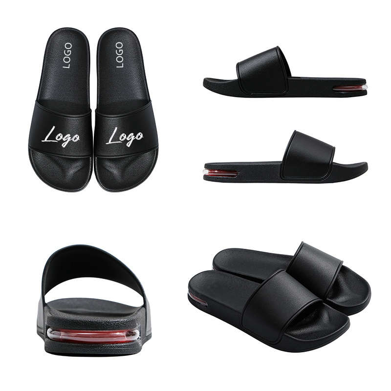 Wholesale Oem Customized Blank Slipper Designer Custom Logo Footwear Air Cushion Slides Slipper Sandal With Logo For Women Men