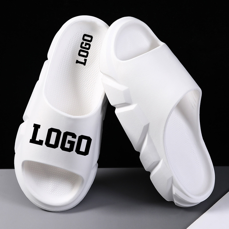 Fashion Summer Beach Casual Thick Soles Custom Men's Women's Sports EVA Slides Sandals Slippers Custom Logo 2024