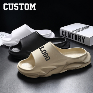 Summer Outdoor Casual Designer Sports Foam Men's New EVA Custom Logo Slides Sandals Slippers For Men