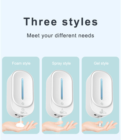 Wall mounted automatic touchless sensor spray gel liquid soap dispenser dispensador de gel automatico hand sanitizers dispenser