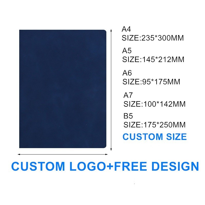 Cheap Bulk Custom A5 Hardcover Line Spiral Notebook Planner Custom Printing With LOGO