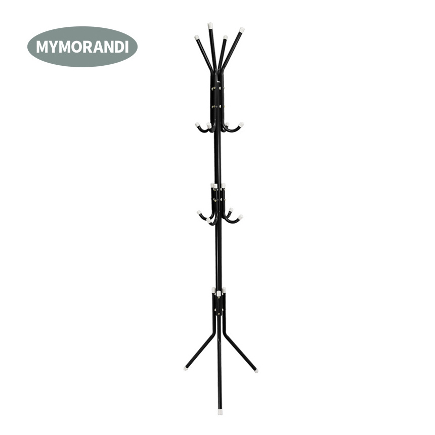 Multifunctional metal coat rack coat hanger stand hall tree for bedroom entryway