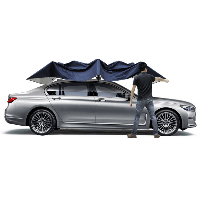 Dongguan Automatic Car Umbrella Shade Cover Hot Sale Mynew Waterproof Sports Foldable Oxford Fabric Universal Fiberglass CN;GUA