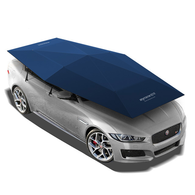 High quality oxford full automatic folding UV Protective car cover tent umbrella type sunshade umbrellas for caruv protection