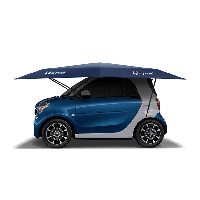 Dongguan Automatic Car Umbrella Shade Cover Hot Sale Mynew Waterproof Sports Foldable Oxford Fabric Universal Fiberglass CN;GUA