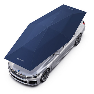 New design Mynew car covering roof top tent portable electric automatic folding car shade umbrella for outdoor car protection