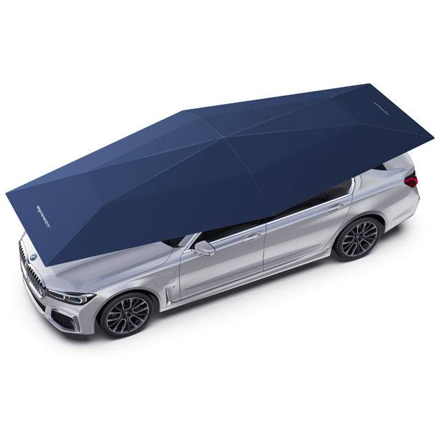 New design Mynew car covering roof top tent portable electric automatic folding car shade umbrella for outdoor car protection