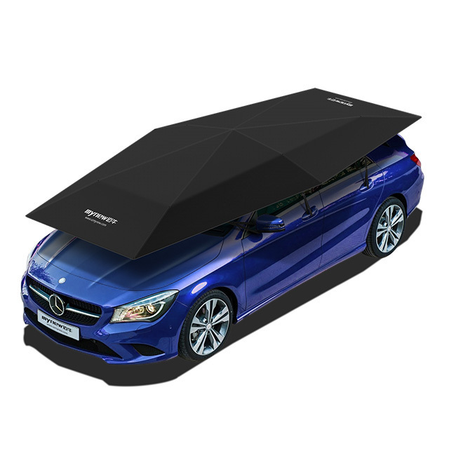 Mynew automatic camping tent movable Car Parking carport sunshade car cover waterproof car Umbrella for sunshade with remote