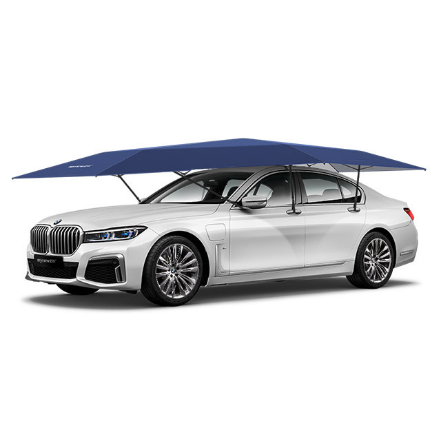 Dongguan Automatic Car Umbrella Shade Cover Hot Sale Mynew Waterproof Sports Foldable Oxford Fabric Universal Fiberglass CN;GUA